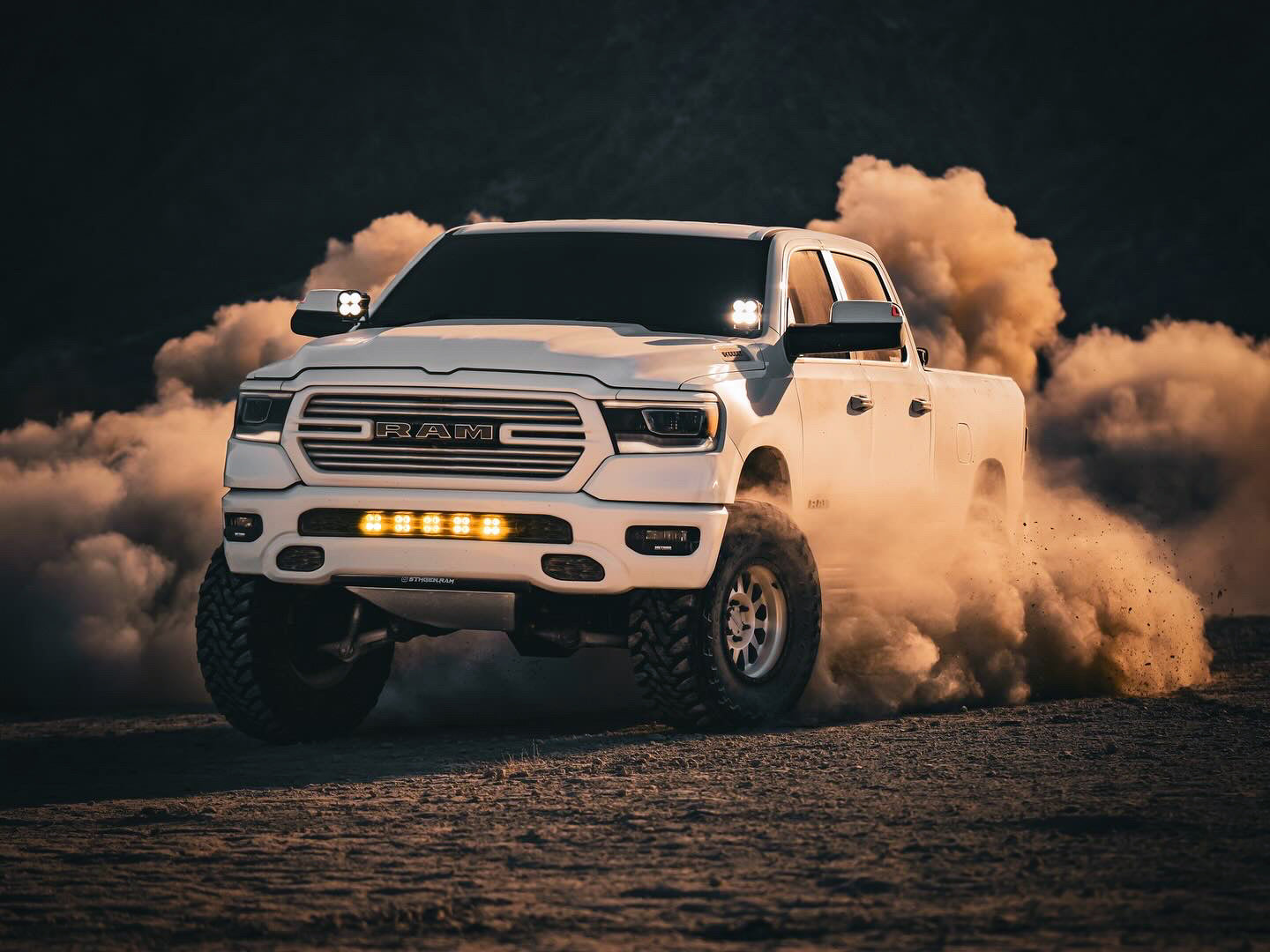 2019-2024 Ram 1500 DT Lower Grille + LED Mount Kit